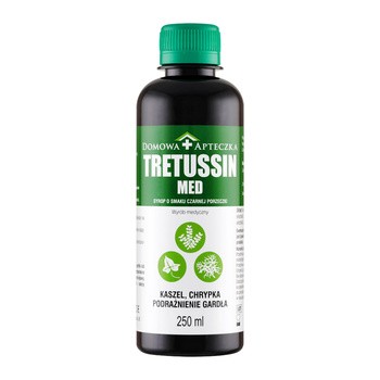 Tretussin Med, syrop o smaku czarnej porzeczki, 250 ml