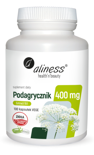 Aliness Podagrycznik, 400 mg, 100 kapsułek