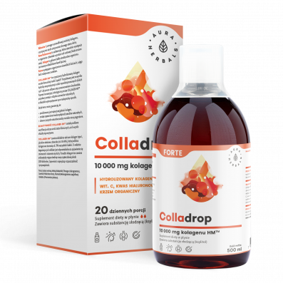 Colladrop Forte, kolagen morski 10000 mg, płyn 500 ml