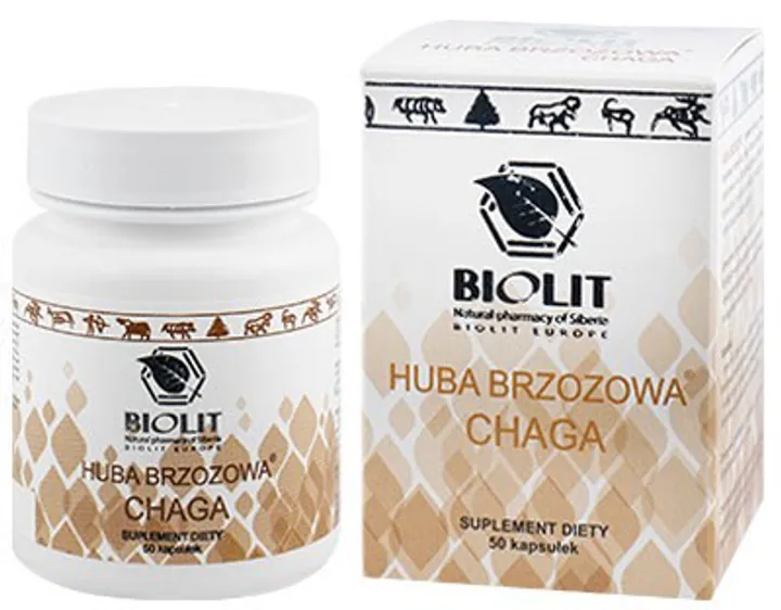 Biolit Huba Brzozowa Chaga 50kaps.