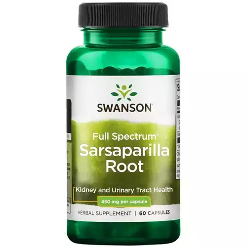 Swanson Sarsaparilla ( Kolcorośl) 450mg 60kaps
