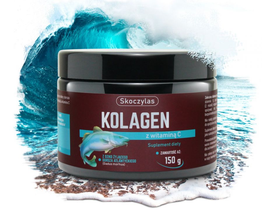 Skoczylas Kolagen z dorsza atlantyckiego dziko żyjącego 150g