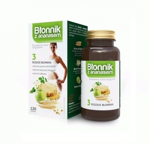 COLFARM BŁONNIK Z ANANASEM 120 tabl.
