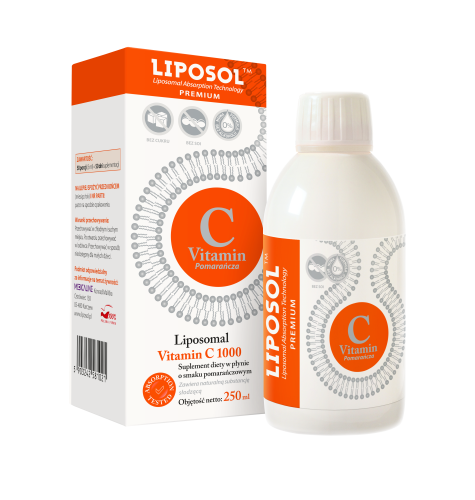Liposol C 1000 Liposomalna Witamina C 1000 (Buforowana) 250 ml ALINESS