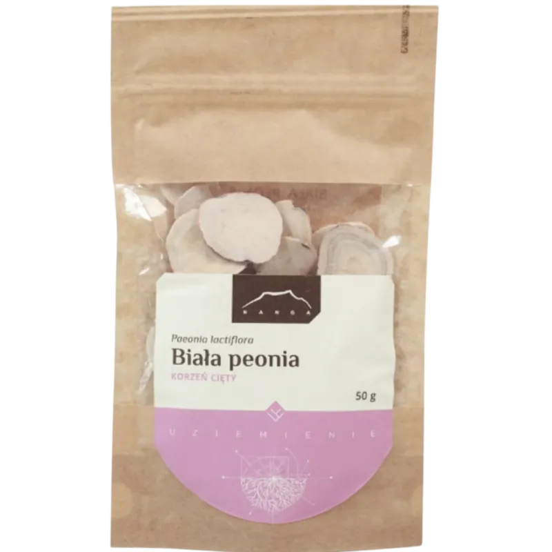 Biała peonia korzeń cięty (PIWONIA) suplement diety 50g NANGA