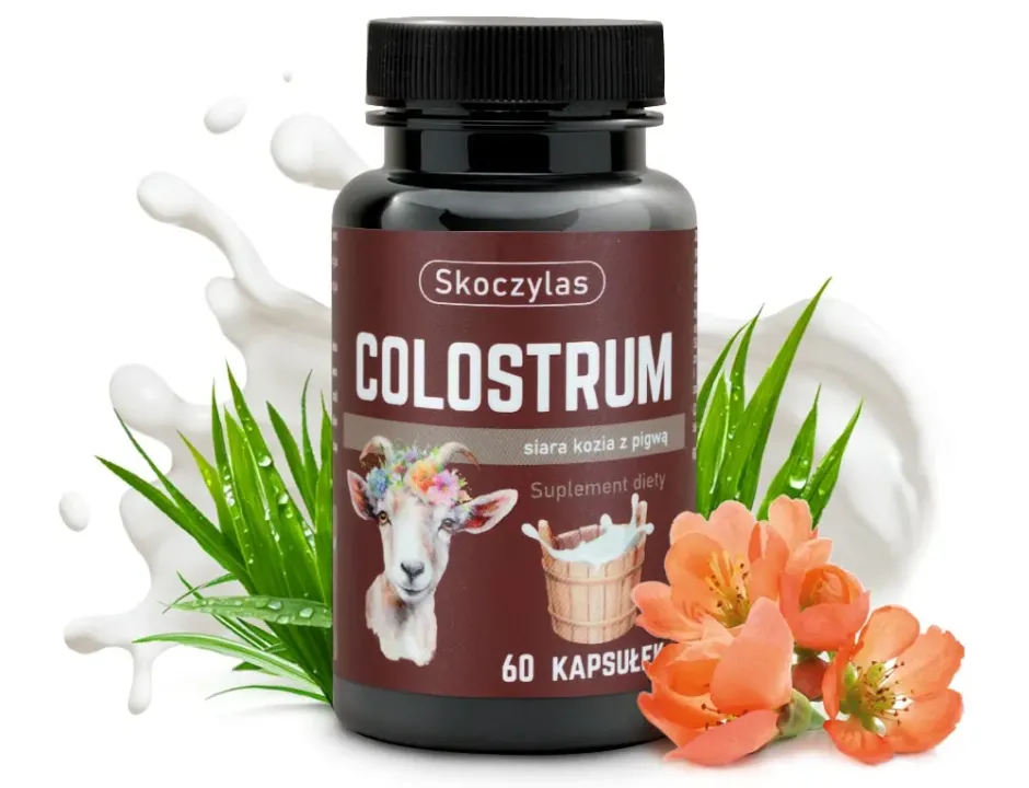 Skoczylas Colostrum siara kozia z pigwą 60 kaps