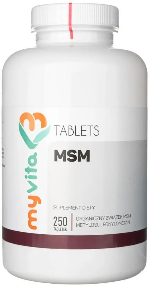 MYVITA MSM 500 MG SIARKA 250 tabl