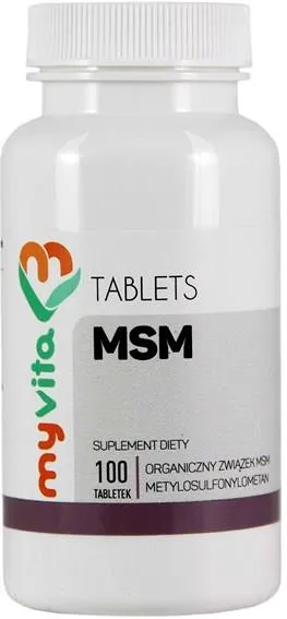 MYVITA MSM 500MG 100 tabl