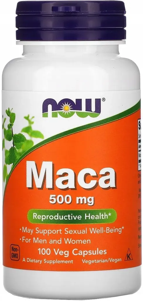 Now Foods Maca 500 mg 100 kapsułek