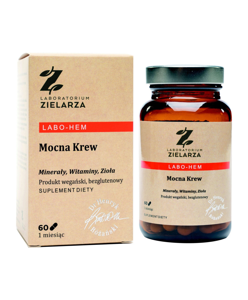 Laboratorium Zielarza LABO-HEM Mocna krew 60 kaps.