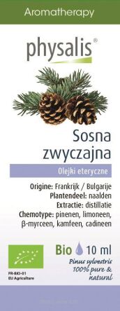 Olejek Grove Den, Sosna Zwyczajna BIO 10 ml Physalis