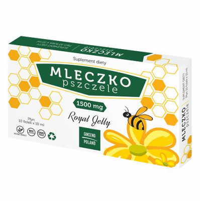 MLECZKO PSZCZELE 1500 mg płyn 10 fiolek po 10ml