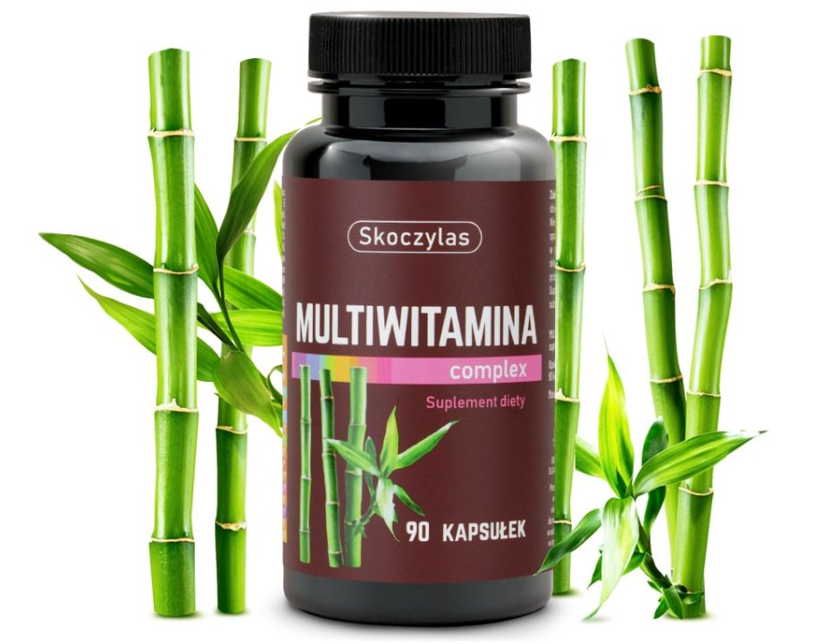 Skoczylas Multiwitamina + krzem, bor, jod 90 kaps