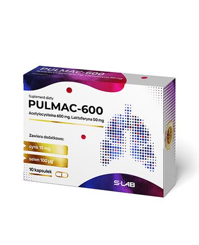 Pulmac-600, 10 kaps.