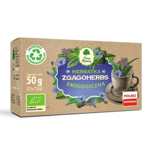 Herbatka Zgagoherbs EKO 25x2g Dary Natury