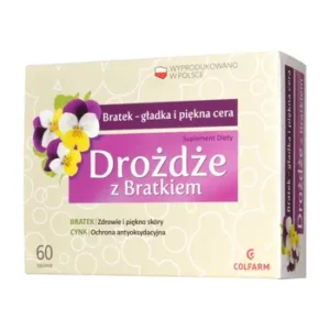 Drożdże z bratkiem 60 tabl. COLFARM