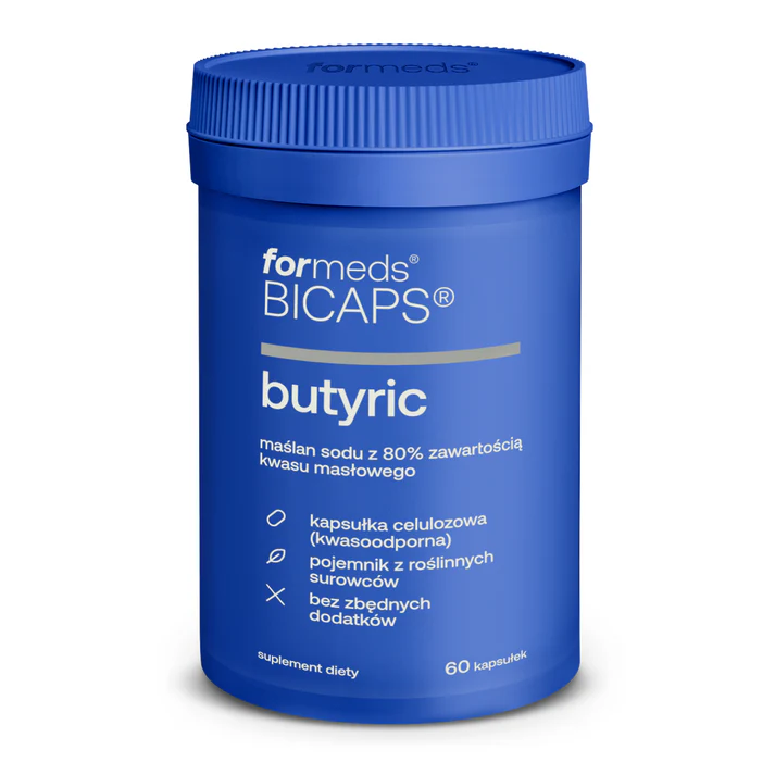 BICAPS BUTYRIC 240 mg Kwasu Masłowego (60 kaps) ForMeds