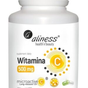 Witamina C 500 mg, micoractive 12h x 100 Vege caps