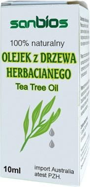 Olejek z drzewa herbacianego 10ml Sanbios