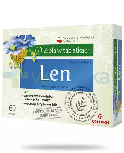 Colfarm Len 60 tabletek do ssania