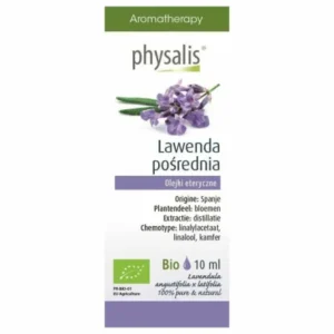 Olejek Eteryczny Lawenda Pośrednia Bio 10 ml – Physalis