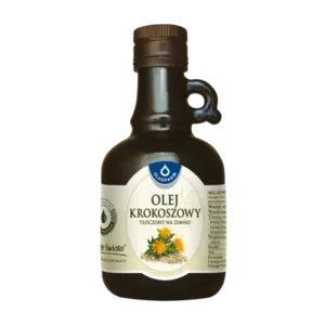 Olej krokoszowy tłoczony na zimno, 250 ml