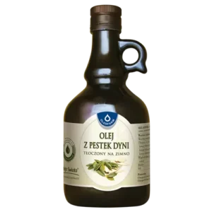 Olej z pestek dyni tłoczony na zimno 250 ml