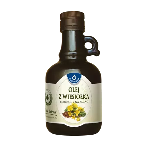 Olej z wiesiołka tłoczony na zimno, 250 ml