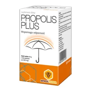 Propolis Plus tabletki, bez cukru, 100 szt.