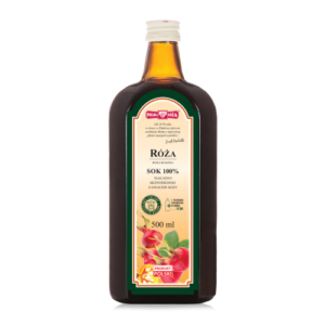 Róża sok 100% 500 ml – naturalne źródło witamina C