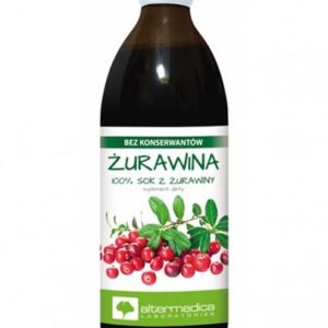 ALTER MEDICA Żurawina 100% sok z żurawiny – 500 ml