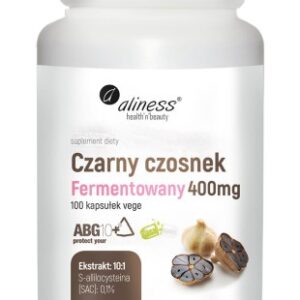 Czarny czosnek fermentowany ABG10+® 400 mg x 100 kaps Vege