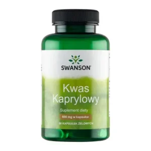 Swanson Kwas kaprylowy 600 mg, kapsułki, 60 szt