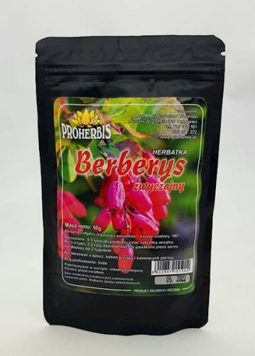 Berberys zwyczajny korzeń mielony 50 g - Proherbis