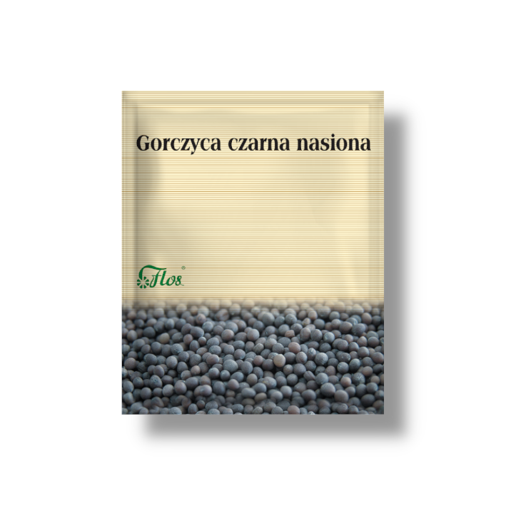 Gorczyca czarna nasiona 50 g FLOS