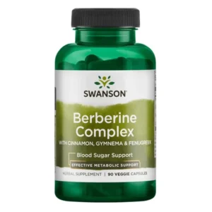 Swanson Berberine Complex with Cinnamon, Gymnema & Fenugreek, 90 kaps
