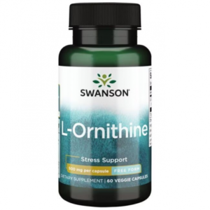 Swanson L-Ornityna 500 mg/ 60 kaps
