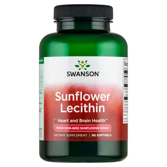 Swanson Sunflower Lecithin lecytyna słonecznikowa 1200 mg, 90 kaps