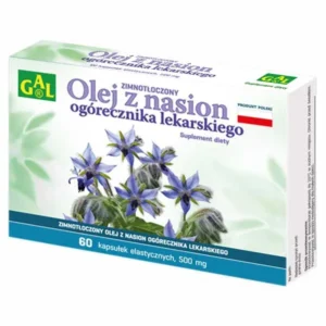 GAL Biogal, zimnotłoczony olej z nasion ogórecznika lekarskiego, 60 kaps