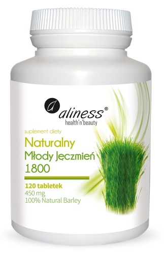 Aliness Naturalny Młody Jęczmień 1800 120 tabl.