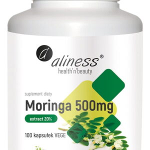 Aliness Moringa 500 mg, 100 kapsułek