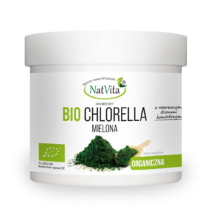 Chlorella BIO mielona 100g Natvita