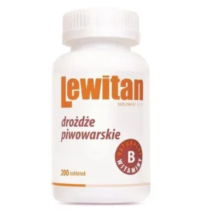 Lewitan drożdże piwowarskie tabletki 200szt.