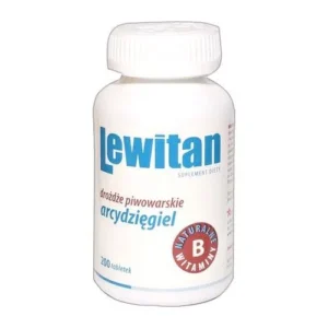 Lewitan drożdże piwowarskie z arcydzięglem, 200 tabletek