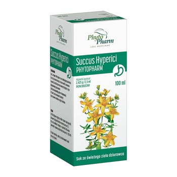 Succus Hyperici, (Sok z dziurawca), 100 ml