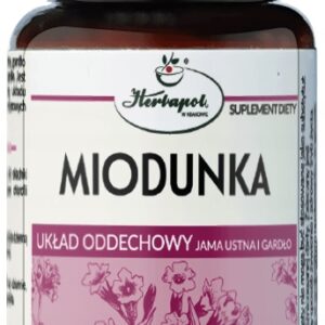 Herbapol MIODUNKA 1000mg układ oddechowy 60 kaps