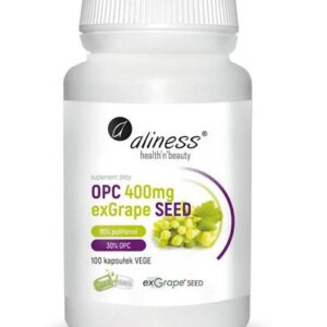 Aliness OPC 400 mg exGrape seed Ekstrakt z pestek winogron – 100 kaps.