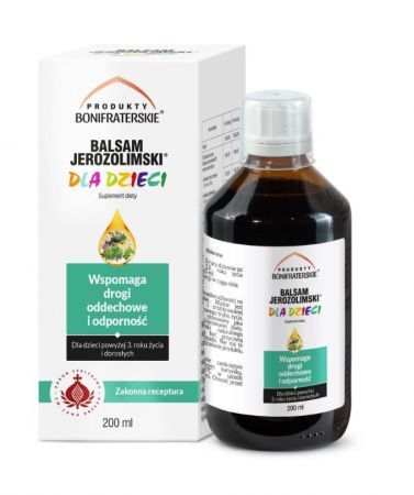 Bonifraterski Balsam Jerozolimski dla dzieci 200ml