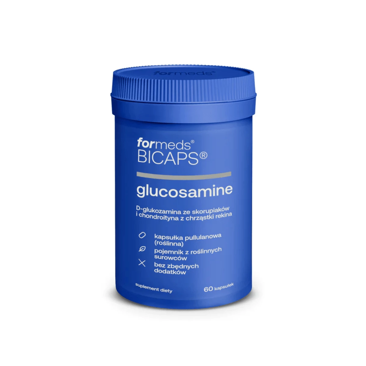 BICAPS GLUCOSAMINE Glukozamina + Chondroityna (60 kaps) ForMeds