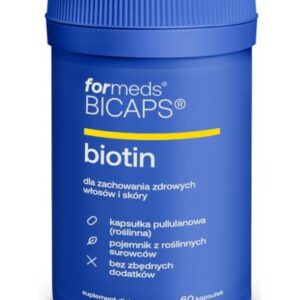 Bicaps Biotin – 60 kaps. Na włosy